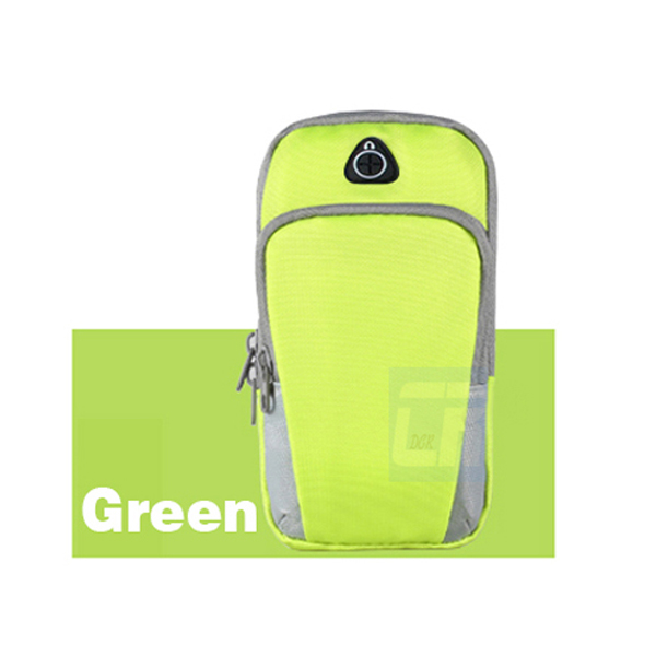 Universal Sports Running Armbanden Tas Voor Iphone 13 12 11 Telefoon Cover Voor Xiaomi Redmi 11 10 Houder Samsung S21 s20 Case Sporttas: Green