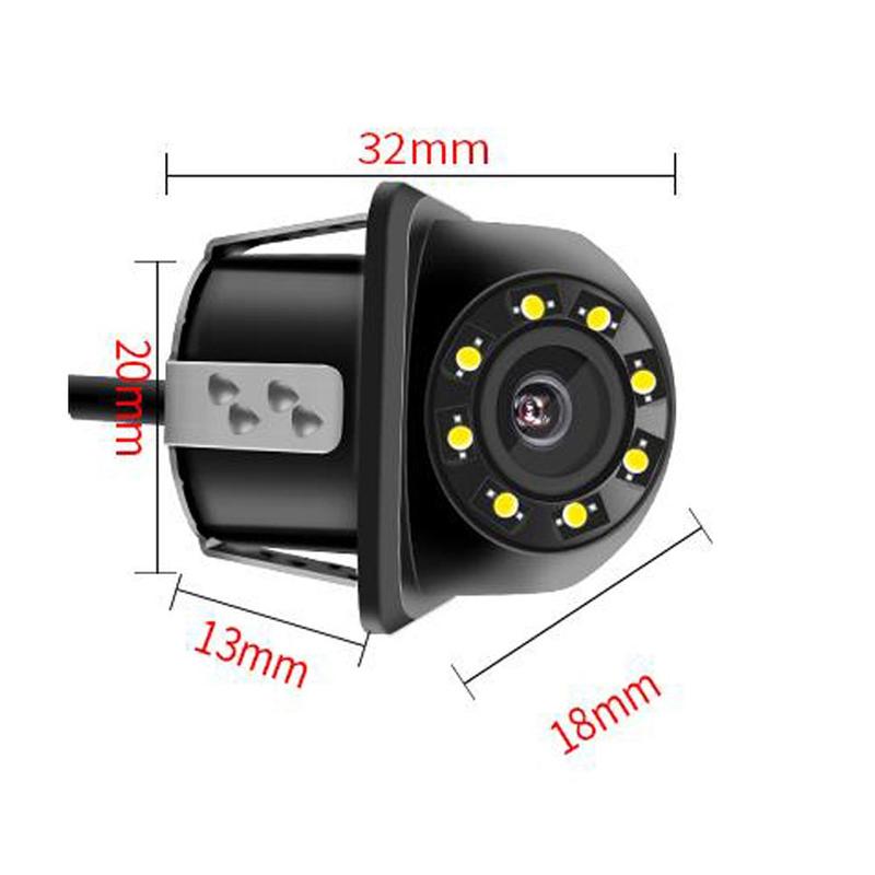 1pz universale macchina Videocamera vista Posteriore auto Telecamera di Retromarcia Posteriore 8 Videocamera per auto Camer K6V9 su Notte tenere sotto controllo di Visione HD Rotonda Parcheggio Rea s8V3