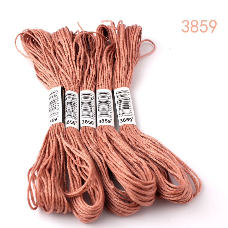 3859-10 sztuk nici robić haftu krzyżykowego / nici robić haftu krzyżykowego / nici niestandardowe kolory wszystkie kolory 447 kolorów nie6-3859-5200: zgniły zielony