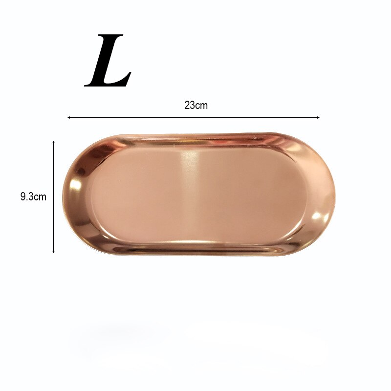 Styl skandynawski złoty talerz ze stali nierdzewnej talerzyk deserowy nakrętka ciasto owocowe taca przekąska wózek kuchenny Zachodni stek wózek kuchenny: rosegold-L