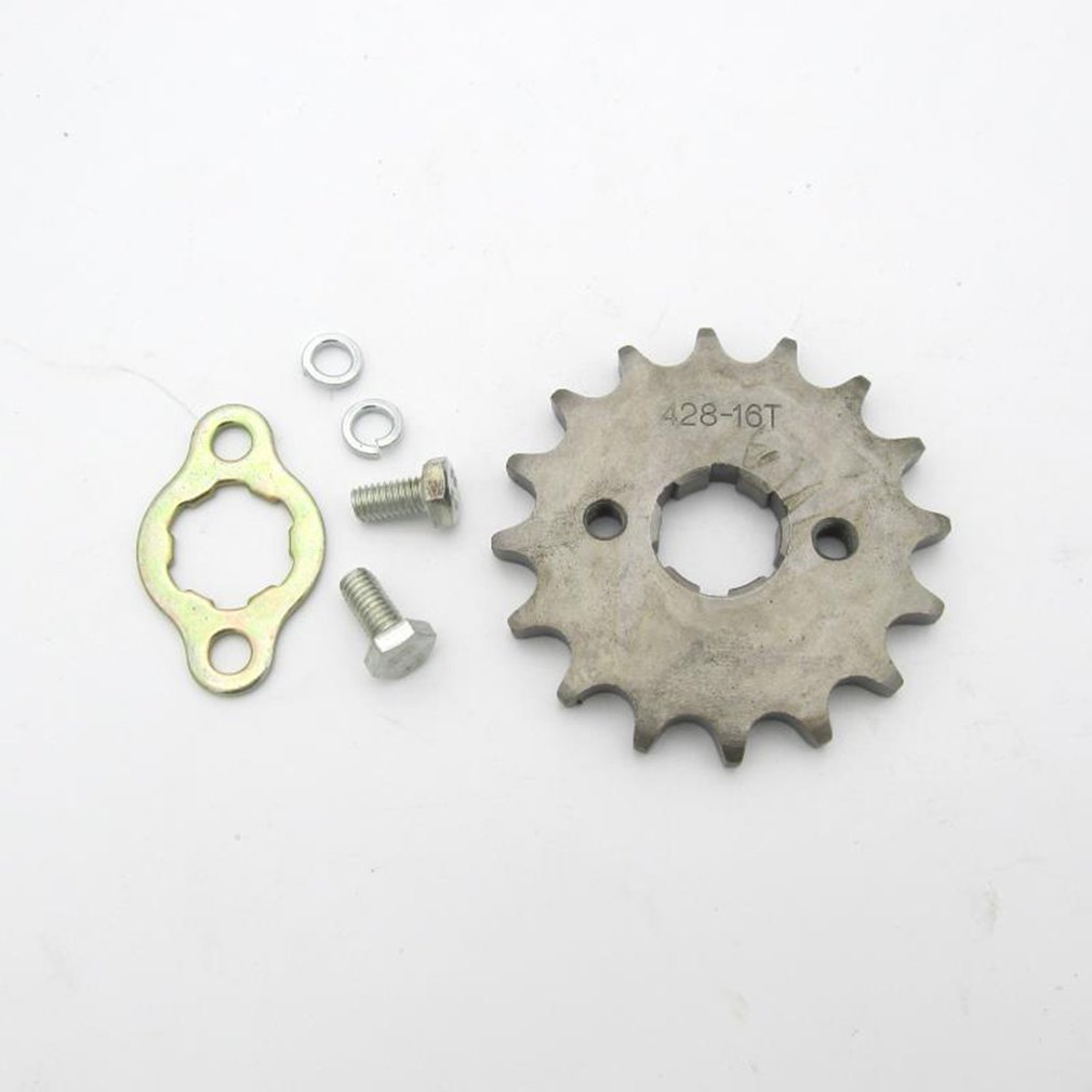 Piñón delantero 428-16t 20mm motocicleta Atv moto de dirt bike piñón delantero 16 dientes diámetro interior 20mm