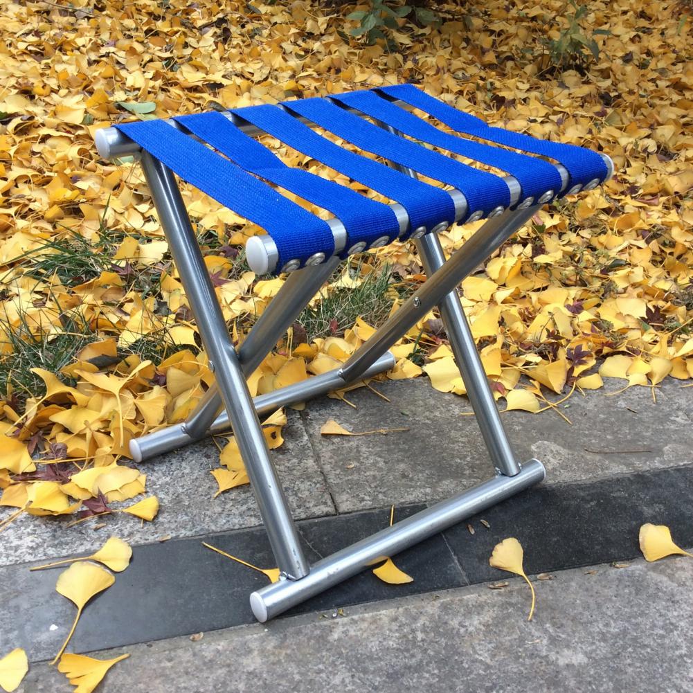 Chaise ronde pliante Portable, tabouret de repos de pêche en plein air pour Camping