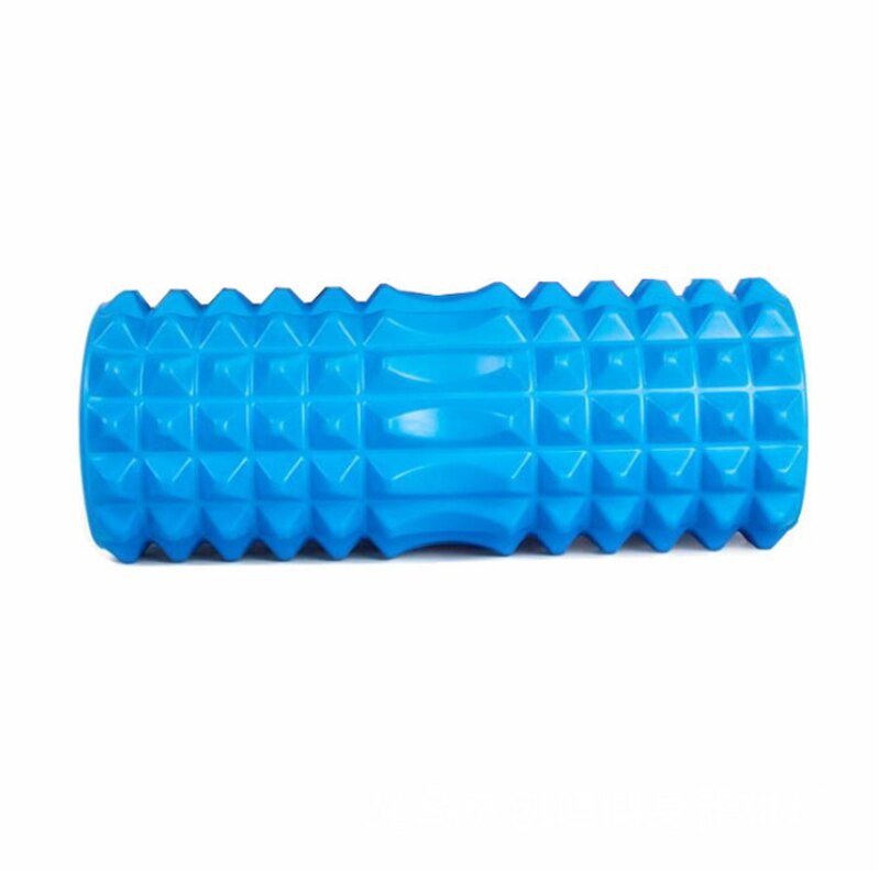 Hollow Yoga Column Foam Roller Yoga Block Pilates Fitness Foam Roller Gym Massage Exercise Muscle Relaxation Training Equipment: blue