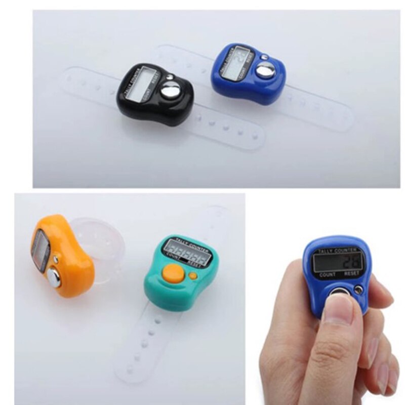 1pcs Mini 5-digit Digital Electronic Counter LCD Portable Hand Operated Tally Counter Kitchen count Kitchen Accessories