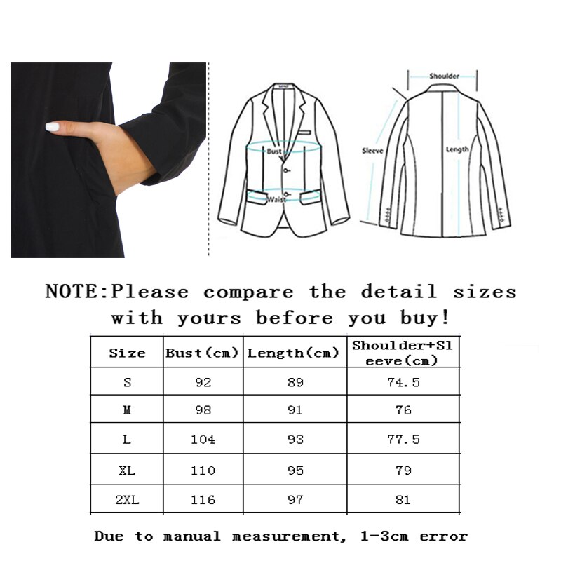 Vangull-gabardina negra para mujer, abrigo entallado de manga larga con botonadura única, rompevientos, para oficina, Primavera