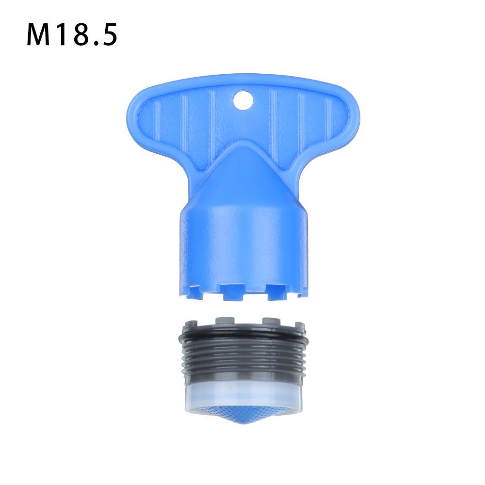 Aireador de grifo de ahorro de agua ABS, llave de extracción de filtro burbujeador incorporado, accesorios de grifo, piezas de repuesto de 16,5-24mm, Hardware para el hogar: YELLOW