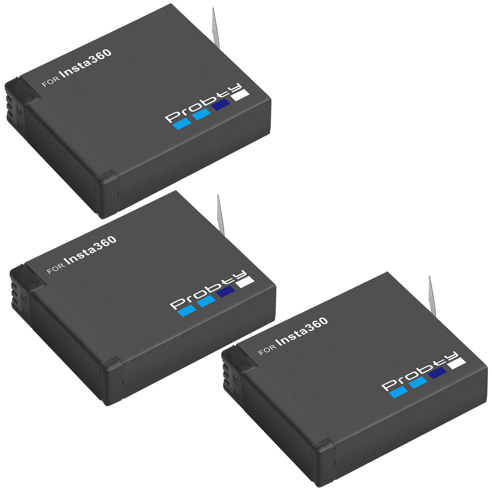 3.8V 1400mAh Insta360 ONE X battery and Micro USB battery charger support reading and writing TF card at the same time: 3 Batteries