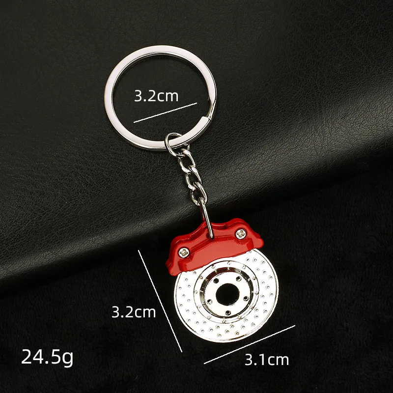 Personalità Originalità mini Ricambi auto Cerchione per auto Portachiavi Appassionato di auto Portachiavi Accessori Portachiavi Catena per uomo Regalo: Colore rosa