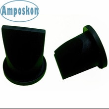 10 pieces Black Silicone Duckbill Valve One-way Check Valve 25.5 * 17* 24.5 MM for Liquid and Gas Backflow Prevent