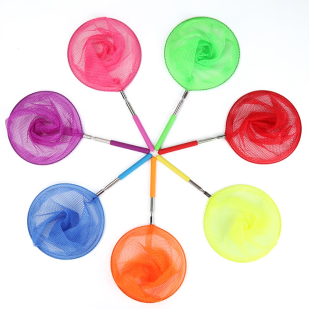 1Pcs Retractable Butterfly Net Set Insect Catching Net for Catching Insects and Small Fish Ladybug Nets With Non-slip Handles