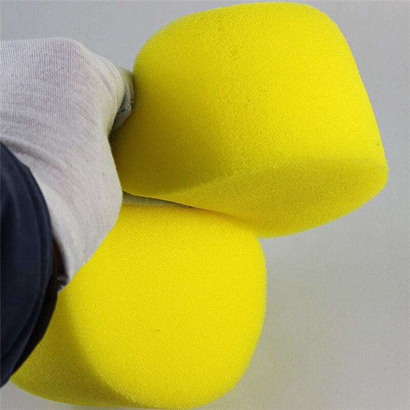 Car Accessories Car Wash Car Wax Applicator Car Cleaning Supplies Foam Water Absorption Decontamination Car Wash Waxing Sponge