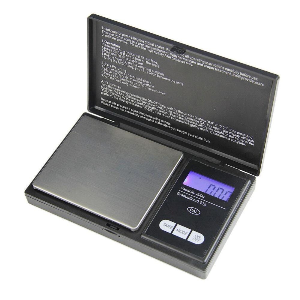 500g Electronic Gold weighing Gram Scale 0.01g Digital Pocket Jewelry Scale