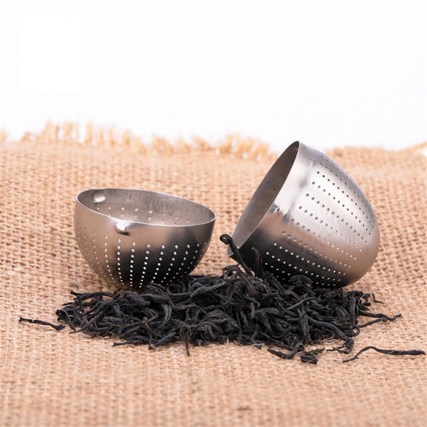 Passoire à thé créative en titane pur en forme d&#39;œuf, pour l&#39;extérieur, filtre parfumé, tasse à thé intégrée