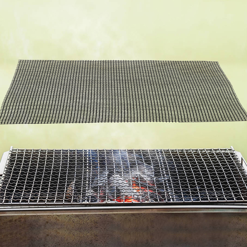 Longsing BBQ Grillmatte 2 Stück – Antihaftbeschichtet, Hitzebeständig Bis 260°C, Einfach Zu Reinigen