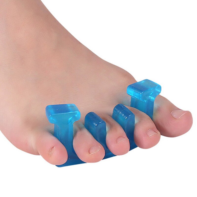 2Pcs/pair Soft Finger Spacer Manicure Pedicure Nail Toe Separating Straighteners Tool Silicone Toe Separator Flexible