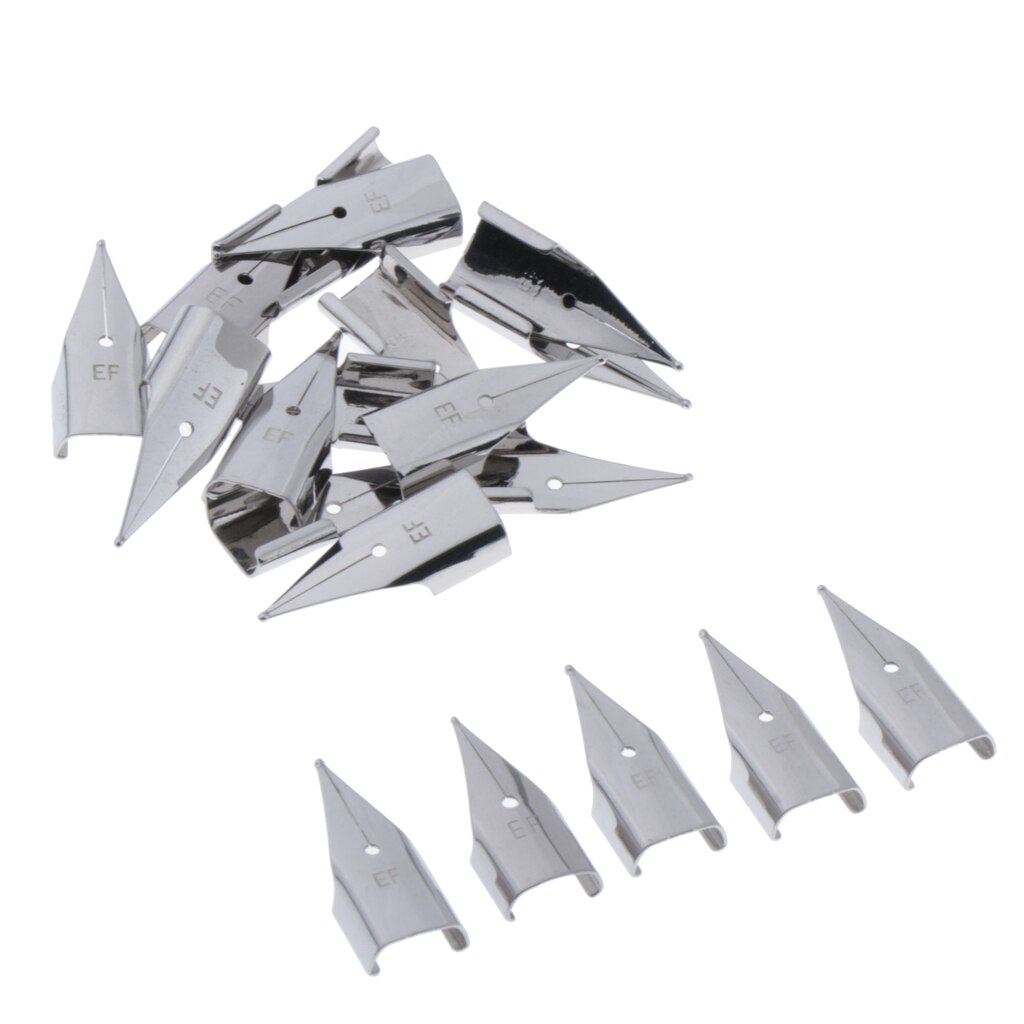 20 Pieces Pen Nibs Pen Nibs Replacement Nibs for Fountain Pens