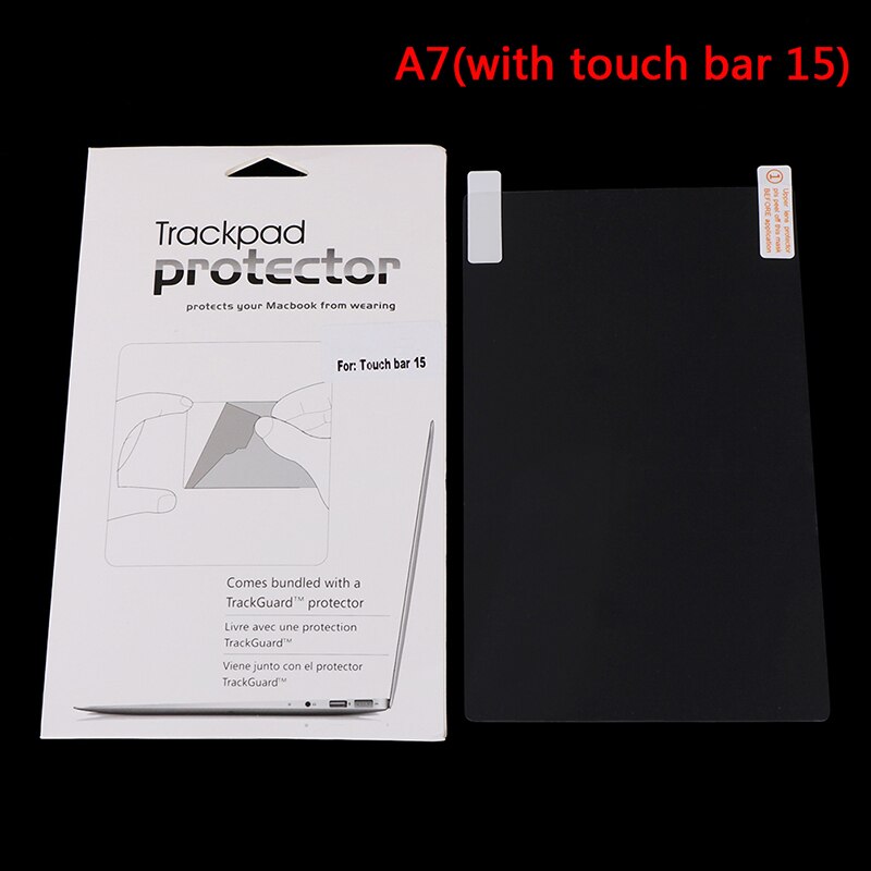 Laptop Touchpad Protector Sticker High Clear Touchpad Protective Film For Macbook Air Retina Touch Bar Laptop: with touch bar 15