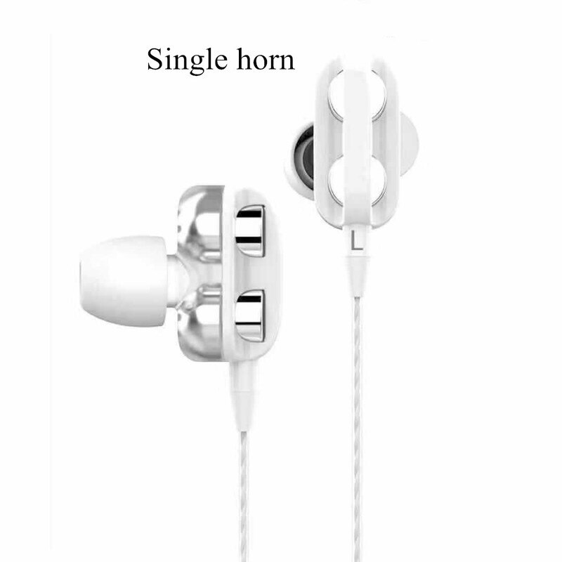 Stereo oordopjes met dubbele aandrijving, in-ear sportheadset met microfoon, mini-oordopjes, handsfree oordopjes voor iphone, samsung, huawei, xiaomi