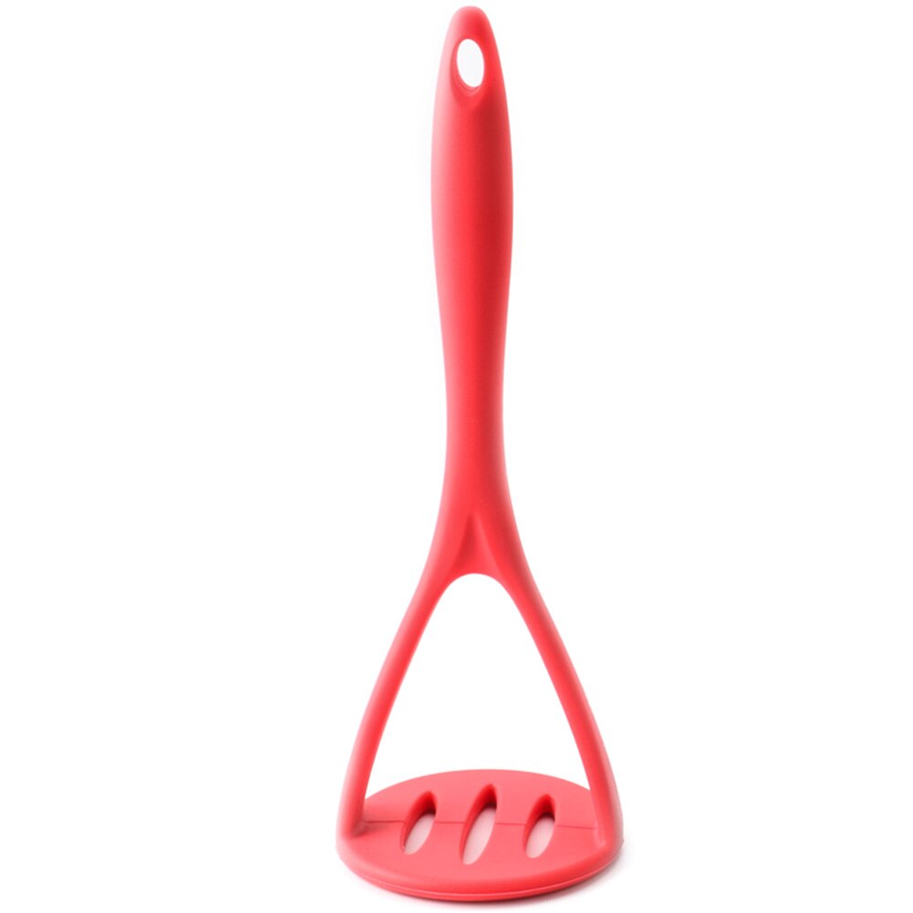 Masher Ricer Potato Fruit Vegetable Tools Portable Silicone Kitchen Gadgets Crusher Pressure Machine: Red