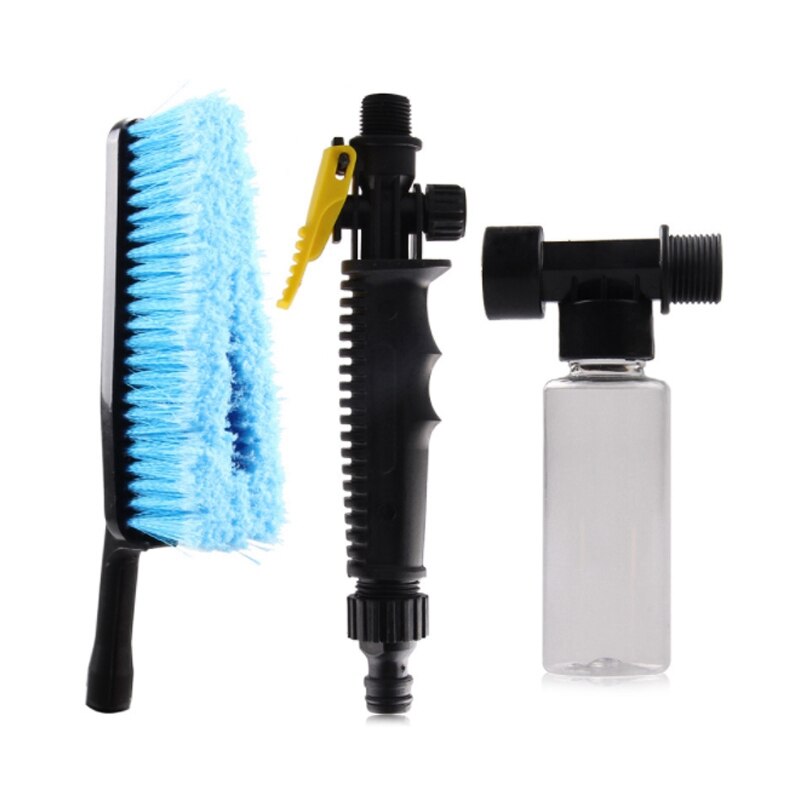 Biltvätt borste vatten spray rengöringsverktyg mjuk borst långskaft duster