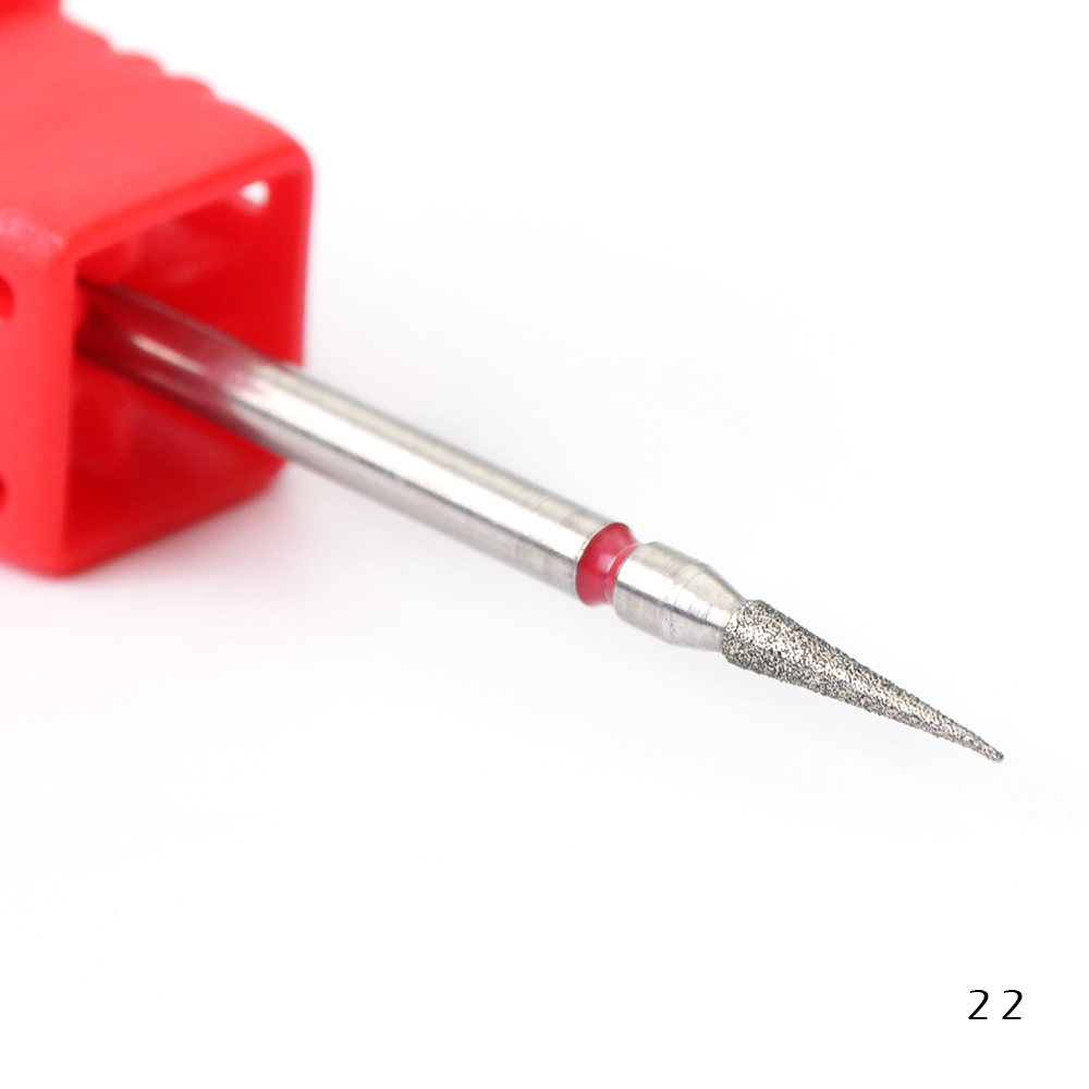 Mèches pour ponceuse à ongles diamantées, 29 Types de mèches électriques pour ponceuse à ongles, mèche rotative, propre cuticule, accessoire de manucure, SAA01-29