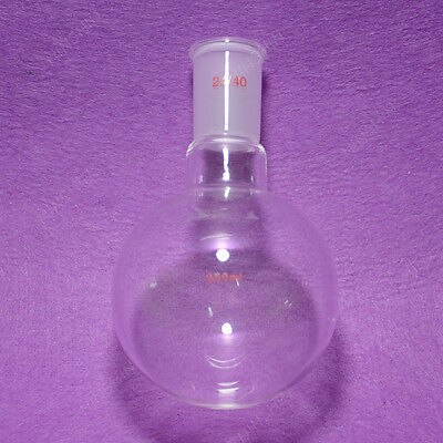 250ML Single Neck Round Bottom Flask, Heavy Wall,24/40 Joint,lab Glassware Flask