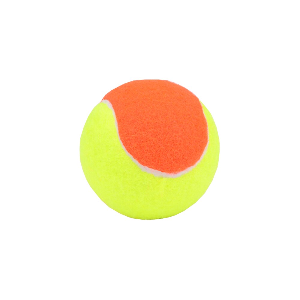 3 PCS Elastic Rubber Beach Tennis Balls Orange Yellow Sports Training Competition Tennis Ball