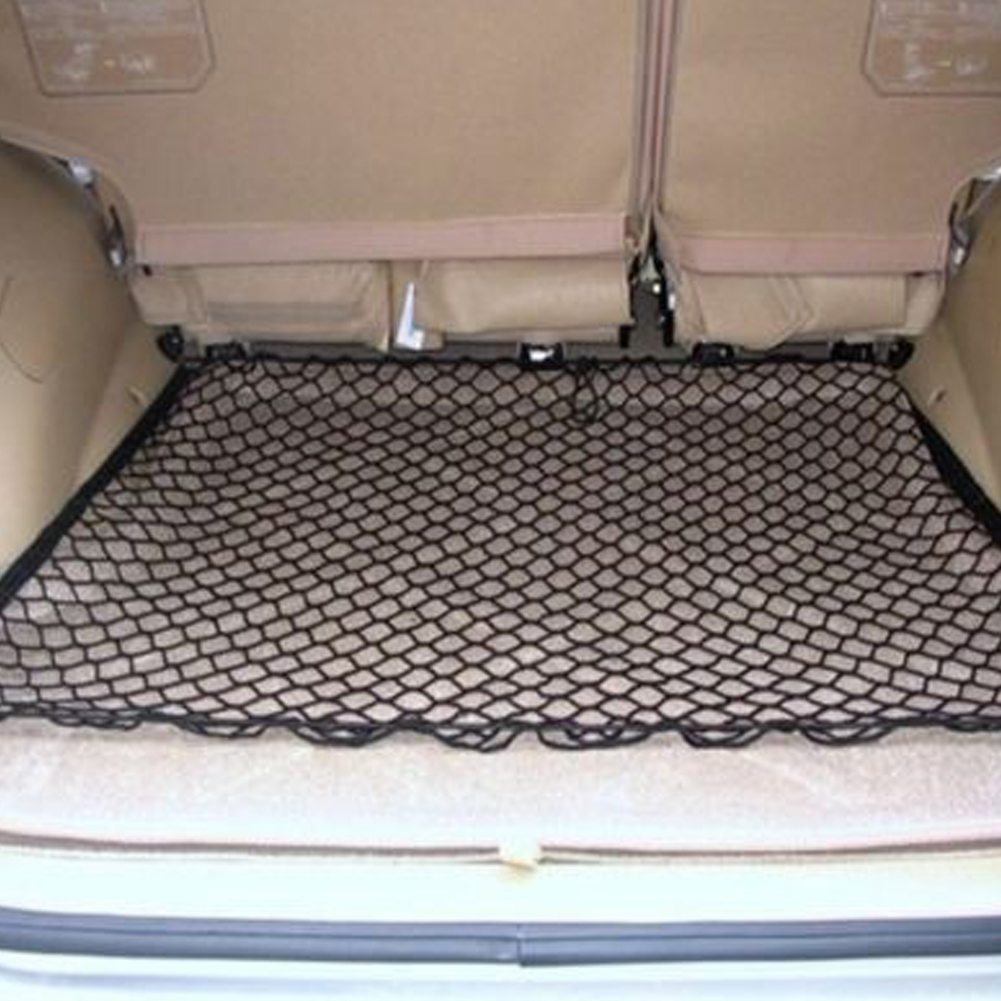 Nylon Stretch Luggage Net Baggage Nets Bag Rack Network Boot Fixed Network 70 x 70cm Car Trunk Luggage Stacking Shelf Net