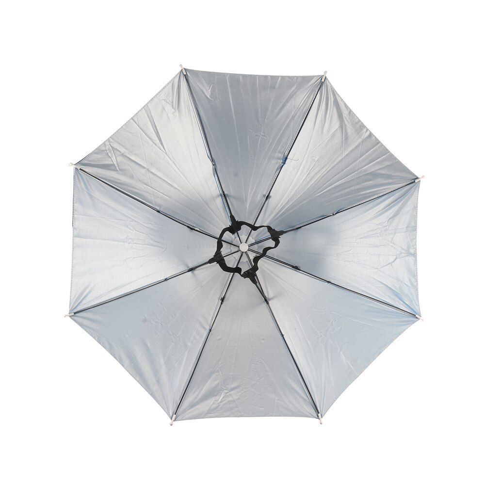 Coiffe de tête réglable parasol pliable protection solaire ombre parapluie chapeaux vêtements de pluie en plein air Sport chapeau randonnée plage Camping casquette de cyclisme