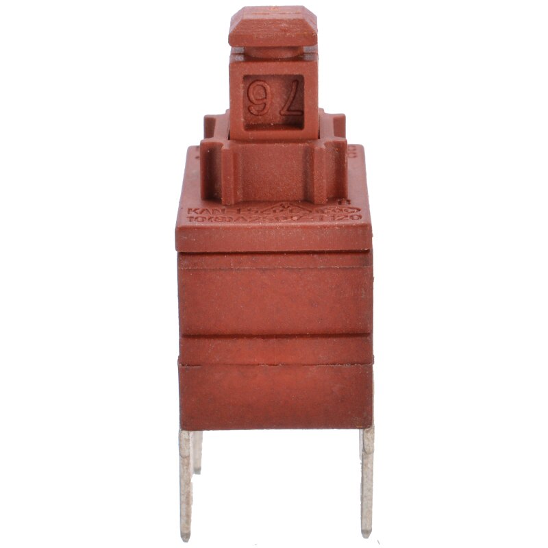 1pc novo KAN-L5 interruptor de alimentação botão 7.5a 250v ac 4 pinos em fora t120 bloqueio especial auto-travamento