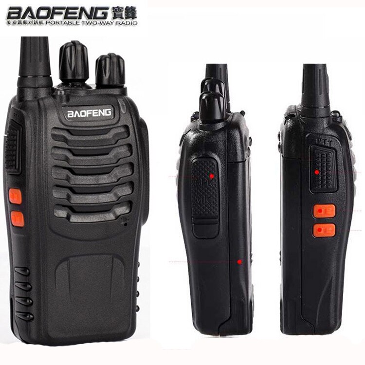 Originele PPT Bao feng BF 888 S Walkie Talkie 5 W Pofung Politie Apparatuur Met Handige Talkie Uhf Mobiele Radio 888 BaoFeng Bf-888s