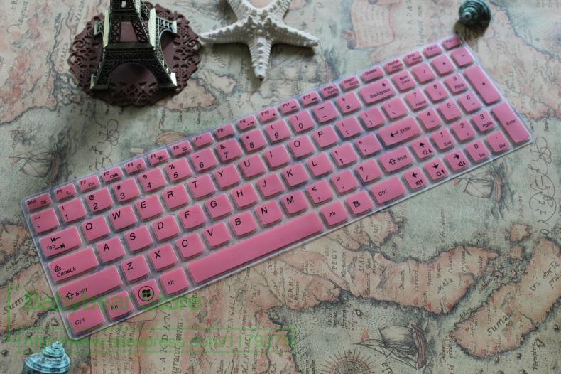 Silikon 15,6 Zoll Tastatur Schutz Abdeckung Haut Für Lenovo Ideapad Y580 Y570 Y570D Y500 Y510 Y510P S510P S500 Touch: pink