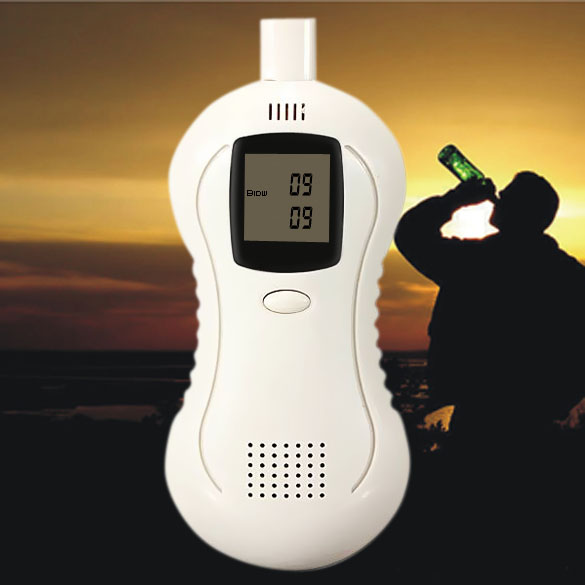 Digital LCD Backlit Display Alcohol Tester Breath Analyzer Detector Breathalyzer Alcoholic Meter Analyzer