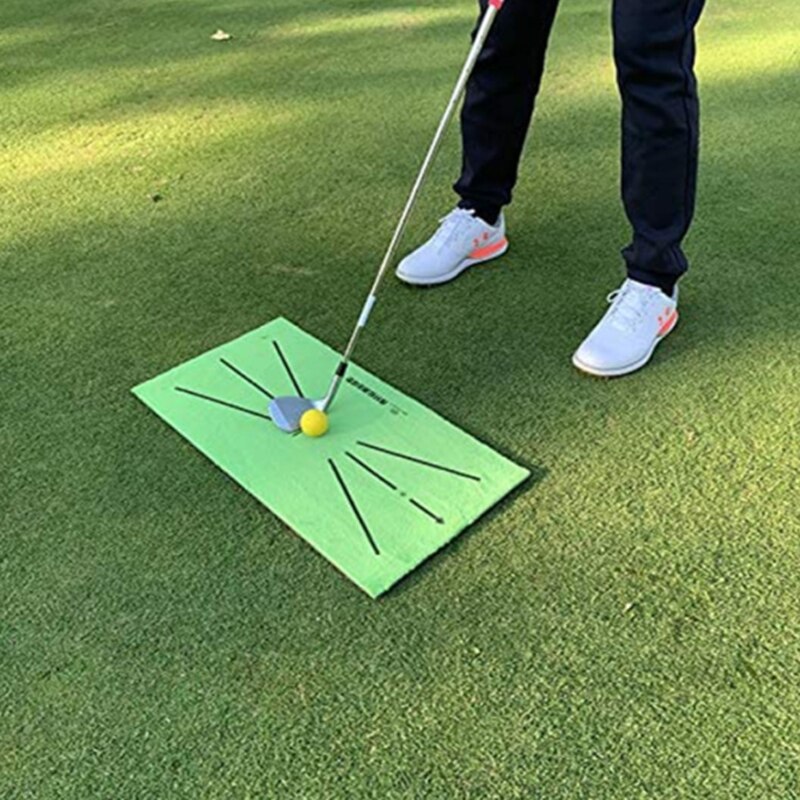 Golf Training Mat Swing Detection Hitting Indoor Practice Aid Cushion Golfer Practice Training Sports Accessories