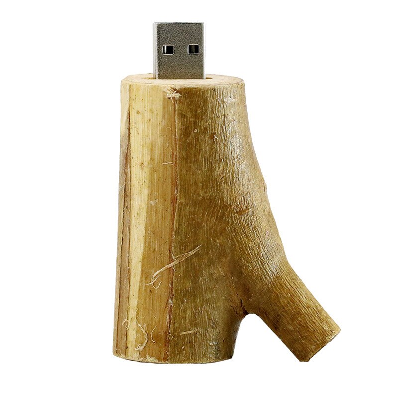 Novetly Usb Flash Drive Natuurlijke Houten Model Boomtak Memory Stick Pendrive 16Gb 32Gb Thumb Drive Usb Externe geheugen Opslag