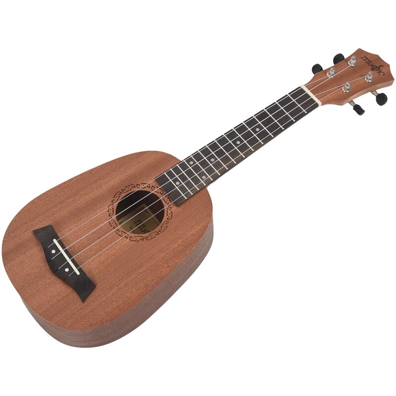 21inch 4 Strings Pineapple Style Mahogany Hawaii Ukulele Uke Electric Bass Guitar For Guitarra Musical Instruments Music Lovers