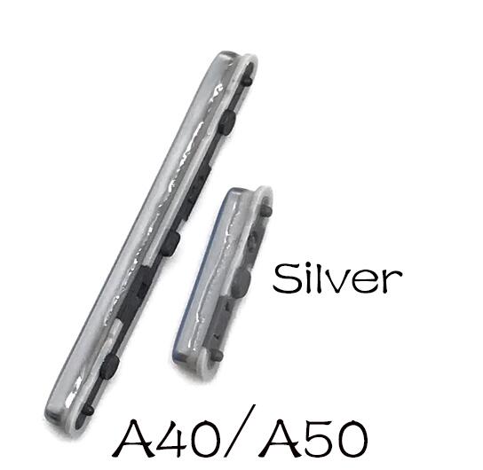 Seite Power-Taste + Lautstärke Taste Für Samsung A10 A105F A20 A205F A30 A305F A40 A405 A50 A750 Ersatz Teile: A40 A50 Silver