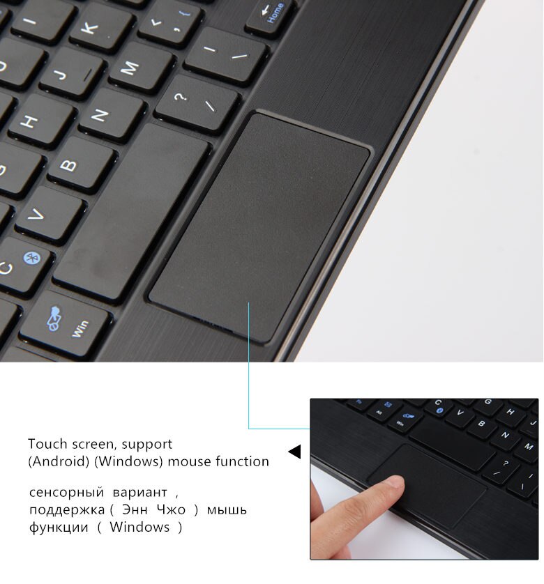 Pour Lenovo Tab M10 FHD Plus 10.3 2gen TB-X606F X606X étui en cuir PU support magnétique avec clavier tactile sans fil Bluetooth