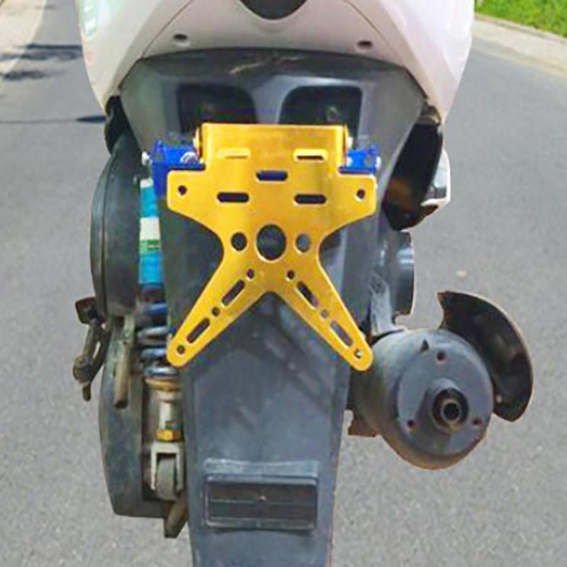 Support Plaque Immatriculation Moto Pour Tmax 560 2022-2025 - Noir Robuste