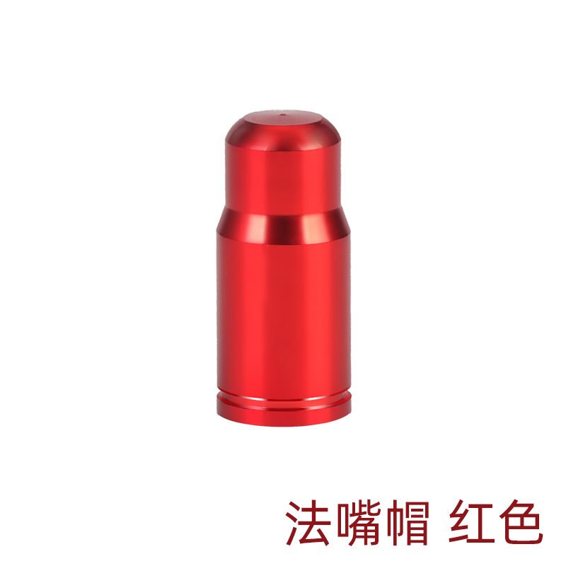 Fiets Franse Lucht Nozzle Cap Amerikaanse Berg Snelweg Voertuig Auto Schoonheid Mond Franse Ventiel Ventiel Core Stofdicht Cap: red 1