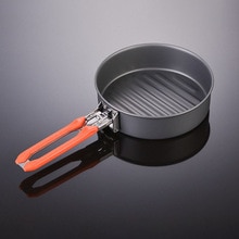 Keuken Pan Fire Maple Outdoor 0.9L Non-stick Koekenpan W/Opvouwbare Handvat Voor Camping