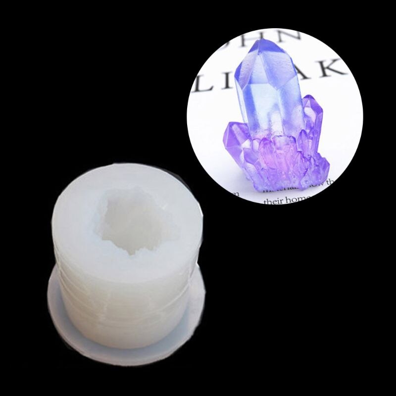 DIY epoxy transparent silicone mold crystal epoxy mold silicone ore Spar crystal cluster transparent mold: 27
