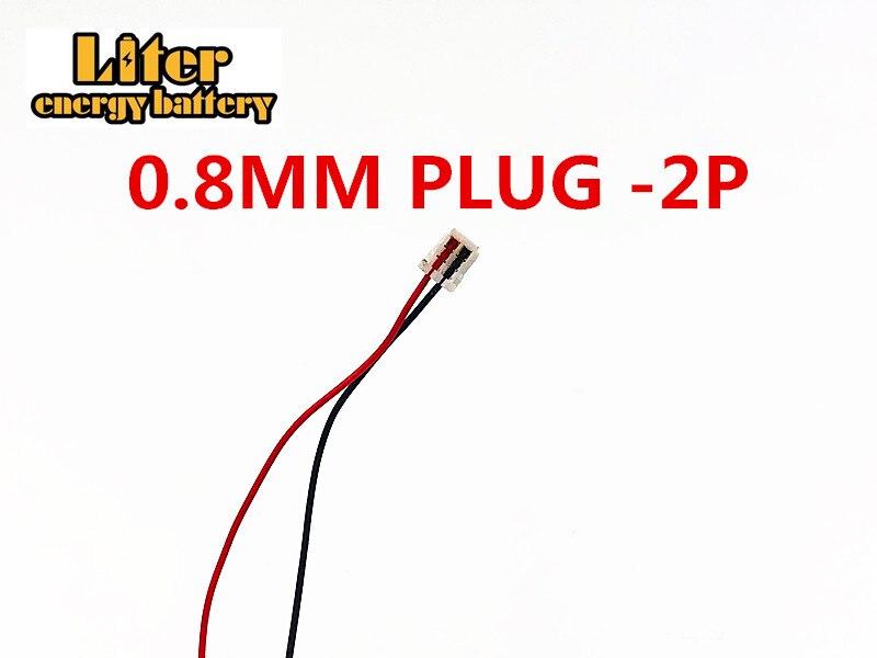 Litre batterie d'énergie 3.7 V 500 mAh 602240 plug Lithium polymère batterie Rechargeable pour MP3 MP4 MP5 batterie au Lithium polymère: 0.8MM PLUG 602240