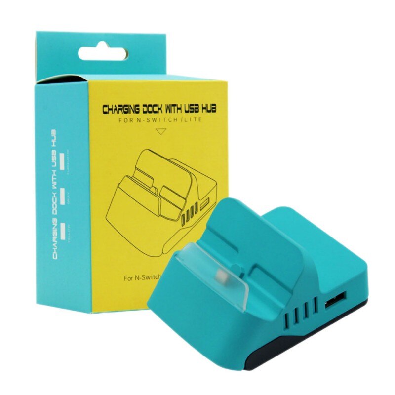 for Charging Dock Station Charging Base With USB HUB For Nintendo Switch/Switch Lite