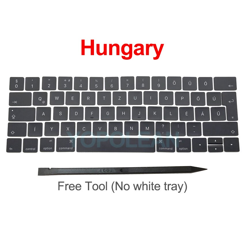 Nowe klawisze klawiatury A1989 A1990 klawiatura do laptopa Macbook Pro Retina 2018 rok: Hungary