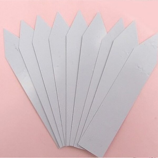 100 stk genanvendelig pvc plante tag etiket træ frugt frøplante haven blomsterpotte plastik etiket sorteringsværktøj