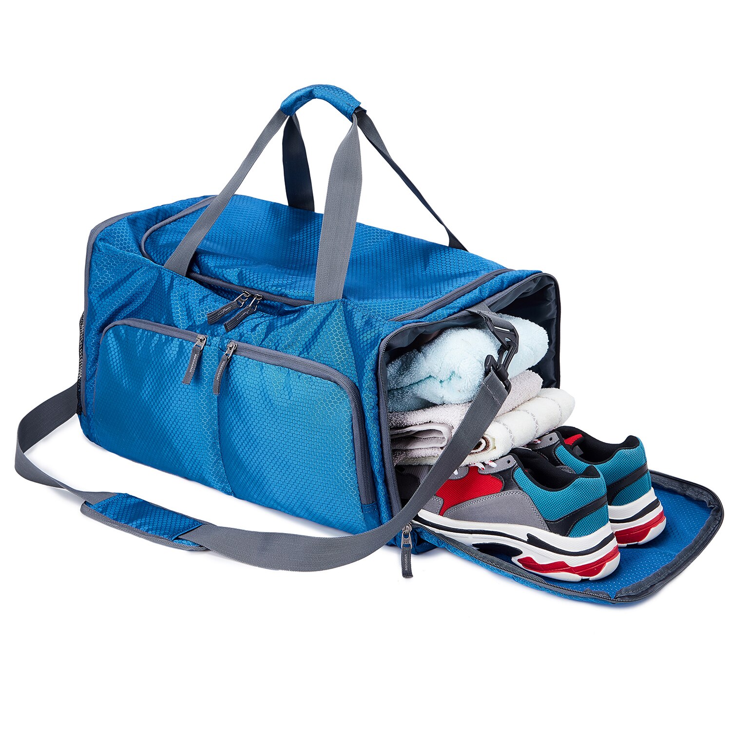 45L fitness bag Sports Gym Bag with Wet Pocket Sho... – Grandado