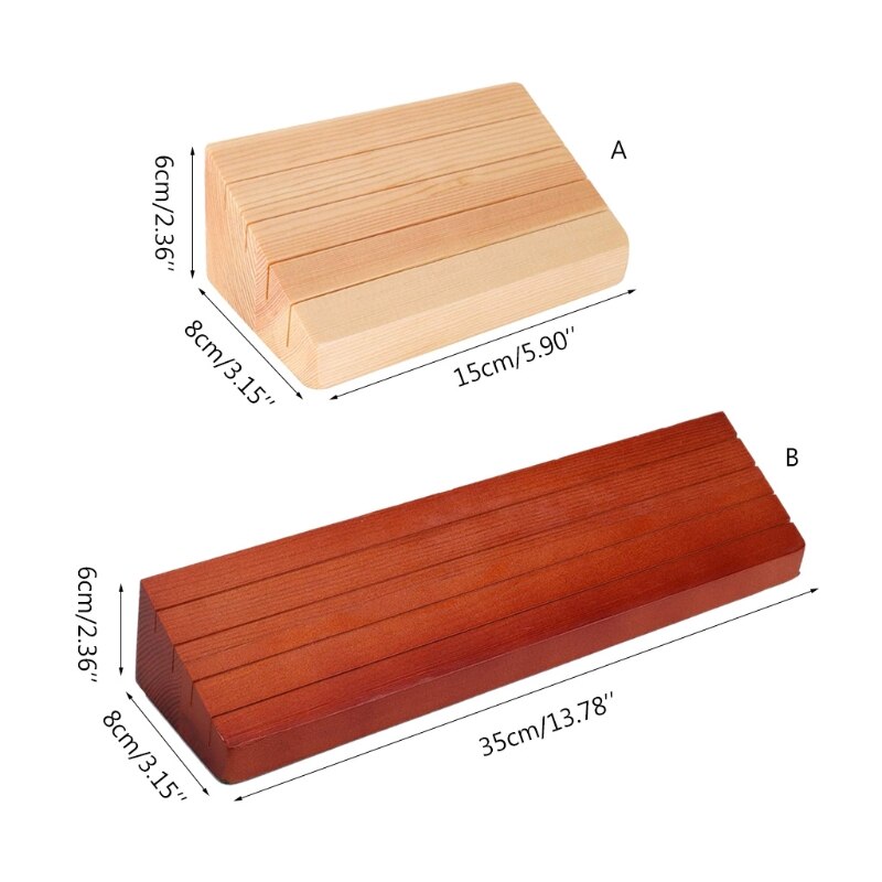 Houten speelkaartenhouder pokerrek trays voor het organiseren van kaarten op partyspel
