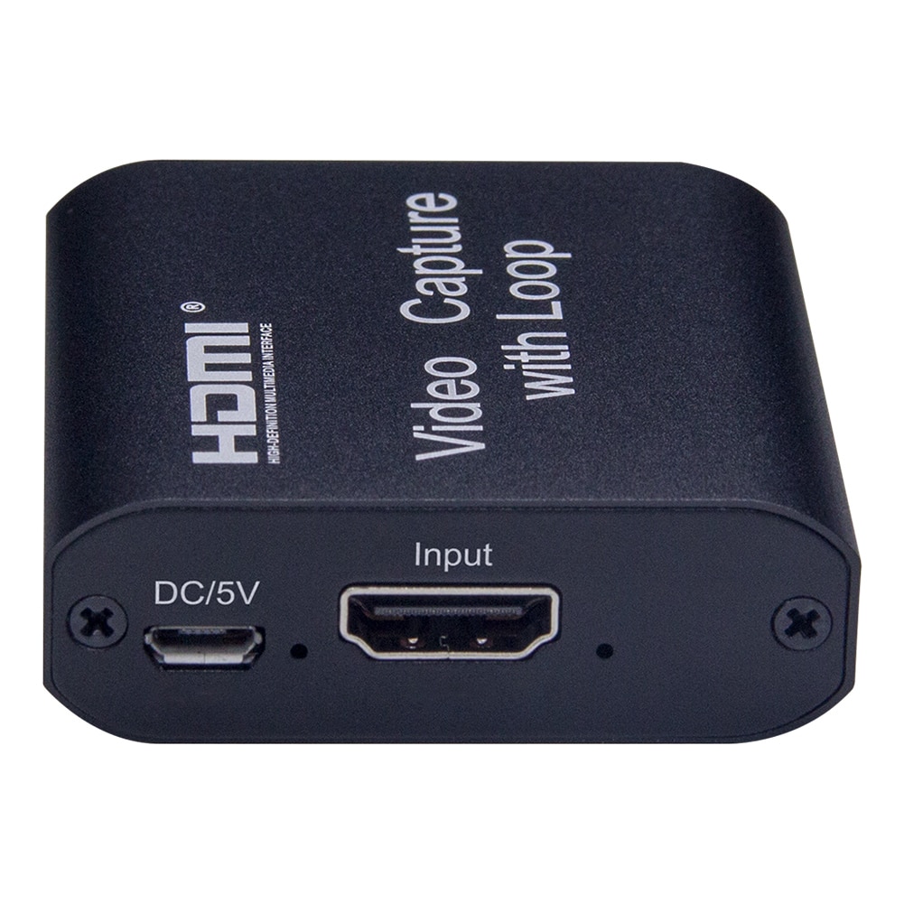 Video Capture Device 1080P With HDMI Loop-Out Video Capture Disk Game Capture Card For Windows Android And MacOS HD Capture