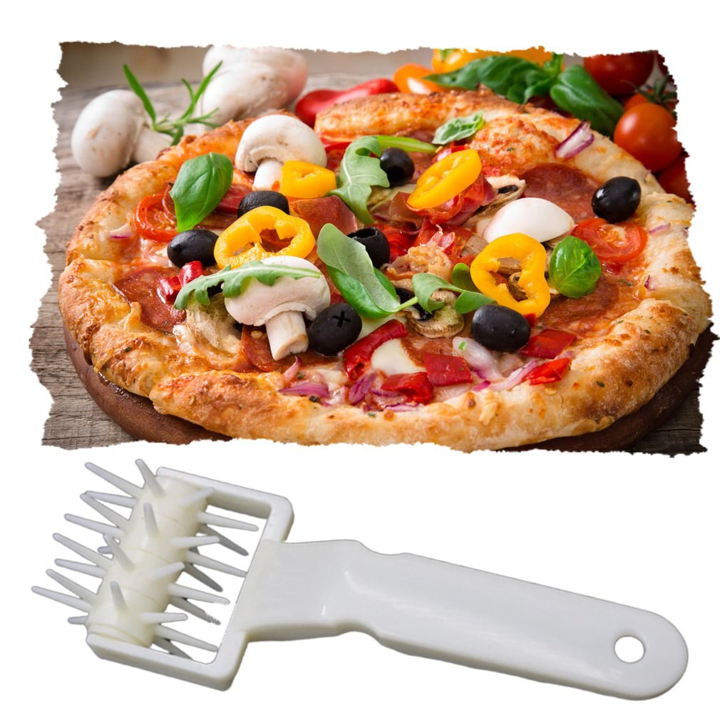 Baking tool pizza rolling pin Pizza Punch Needle wheel Biscuit wheel pin Plastic Healthy Clean Odorless Non-toxic
